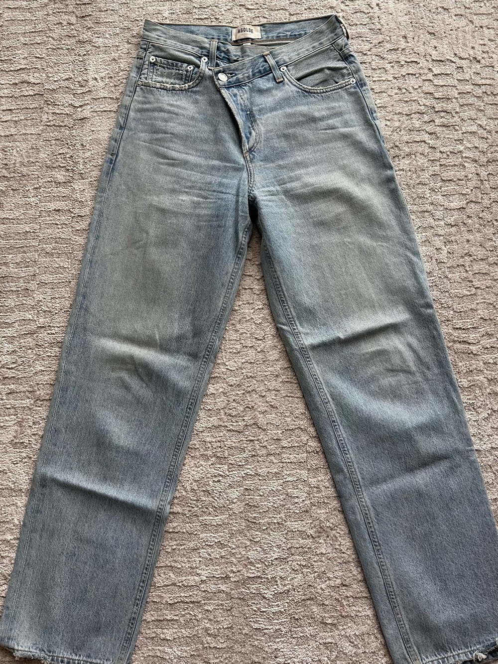 AGOLDE Criss Cross High Rise Jeans Size 24